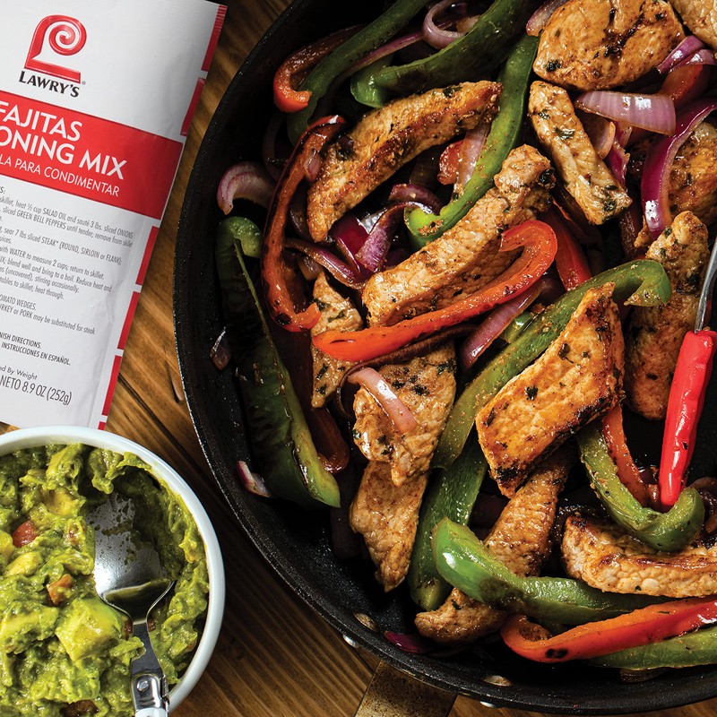Lawry's Fajitas Seasoning Mix, 8.9 oz - One 8.9 Ounce
