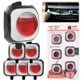 DON'T TOUCH MY KEY 6X Essential Oil Diffuser Scent Aromatherapy Outlet Air Vent Clip Freshener