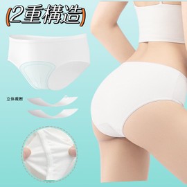 DoFioe Women's Disposable Panties, 7 Pieces, Disposable Pants, Individually Packaged, 100% Cotton, Travel Goods, Hospital Stays, Nursing Care, Disasters, white, XL