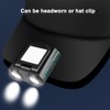 Portable Cap Clip Headlamp Outdoor Camping Fishing Headlight Waterproof Hat