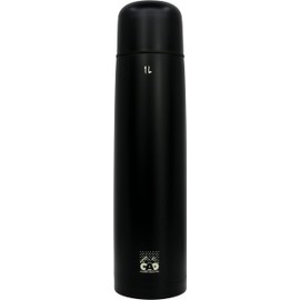 Cao Thermos Flask, Black, 1 Litre, Height 32 cm, Diameter 8.2 cm