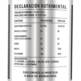 Black Supplements Aminoácidos Bcaas  Glutamina 1kg