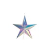Gift Company Glow Star 3D with LED, M, Iridescent, 56
