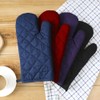 Anyi Oven Mitts Professional Heat Resistance Kitchen Cotton Oven Gloves