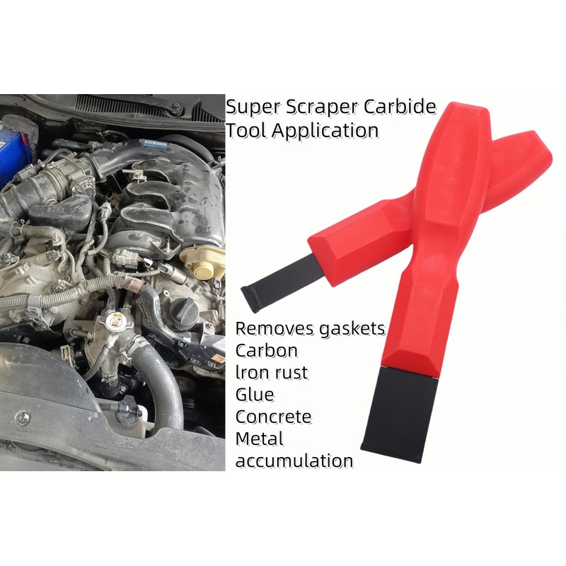 Carbide Scraper Super Carbide Gasket Scraper for 1-1/4 Inch and