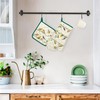 Arquiel Bird Branch Oven Mitts and Pot Holders Sets 2Pcs,