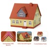 1pc N Scale 1:160 Model Village House Pre-built Building Diorama