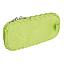 Idena 23909 - Pencil Case with Pockets, Pen Loops and Zip, Assorted, Approx. 22.5 x 10 x 2.5 cm, Desk Organiser for Stationery, Drawing and Office Supplies