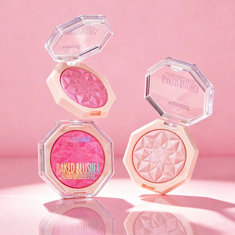 Iluminador En Polvo Baked Highlighter Sevencool 13.2g