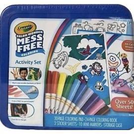 Crayola NEW 68 PC CRAYOLA COLOR WONDER No Mess Activity Gift/Art Set Age 3 yrs+ SEALED