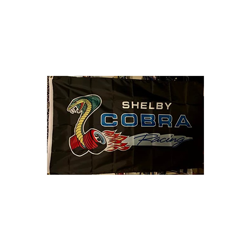shelby cobra racing c;assic car banner