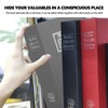 Black English Dictionary Safe Box Money Jewelry Collection Storage Case