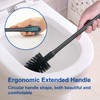CELOX Toilet Bowl Brush and Holder for Bathroom Cleaning, 2