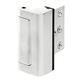 Prime-Line Products U 10827 - Tope para puerta, bloqueador, níquel satinado, Cromo cepillado