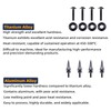 Generic Harley Black Titanium Windshield Screws, Motorcycle Top Performance Fairing