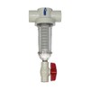 3/4 Inch Threaded PVC Inlet/Outlet ~ 20 GPM Spin Down Sand Separator / Sediment Water Filter System