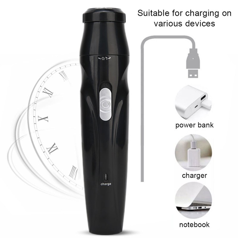 5-In-1 Electric Men Shaver USB Charging Hair Cutter Nose Hair