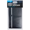 Simply ITDH001 Black Irish Tax 2-Disc Holder - Self Cling