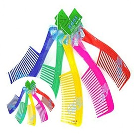 Large Wide-Tooth Salon Comb Gentle Detangling Comb 5ea