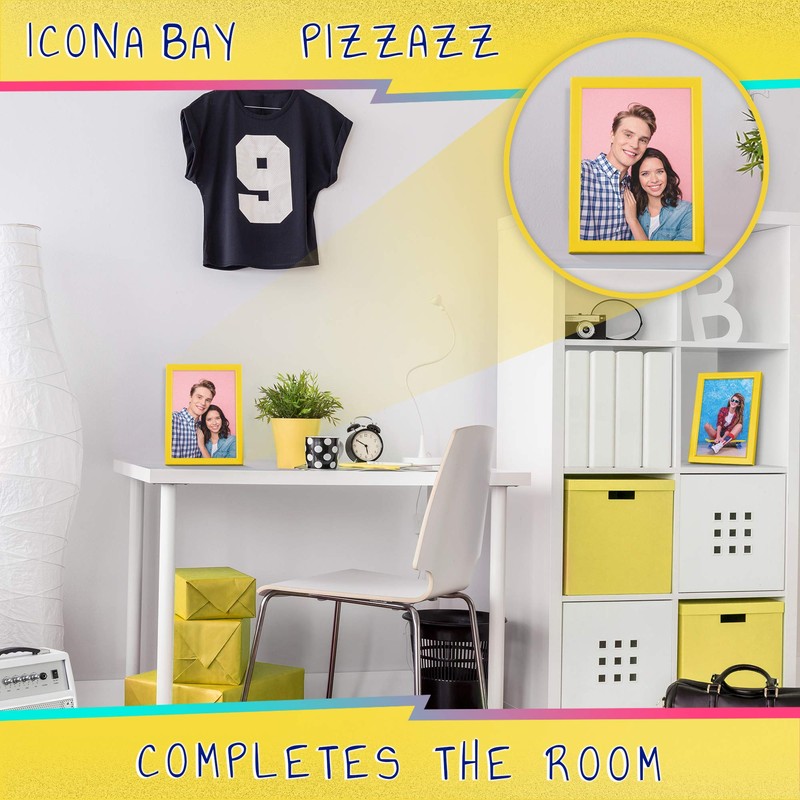 Icona Bay 13 x 18 Picture Frames, Coloured Solid Wood