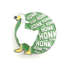 Mischief Goose HONK Angry Meme Metal Enamel Pin Badge, Metal