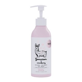 YOPE Natural Body Soap, Gel Wash, 10.1 fl oz (300 ml), For Delicate Zones, Geranium and Cranberry Scent, Feminine