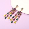 Mardi Gras Earrings for Women Layer Fleur De Lis Mask