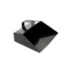 COTTAM Heavy Duty Large Metal Dustpan (Black) With Handle -