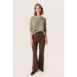 Soaked in Luxury Women's Sltuesday Jumper, Brindle Sweater, Branch
