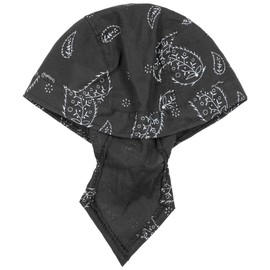Lipodo Classic Pattern Children's Bandana – Bandana – 51-55 cm – Cotton Headscarf spring/summer – summer Bandana - Black