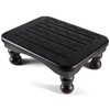 URFORESTIC Solid Wood Bed Step Stool Super Large/Bedside Steps for