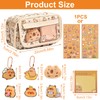 Capybara Pencil Case, Capybara Stationery Set, Multi-Layer Pencil Case with
