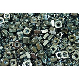 (350) Zinc Plated 5/16-18 Square Nut - Coarse Thread