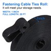 OneLeaf Hook and Loop Roll Reusable Fastening Cable Ties, 20ft