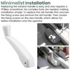 VIDABTE Folding Opener Hardware Crank for 11/32" Casement and Awning