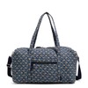 Vera Bradley Large Cotton Travel Bag, Bees Navy - Recycled