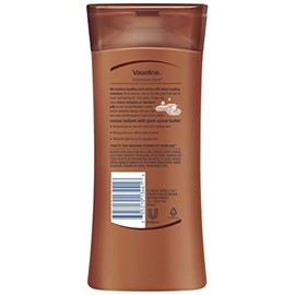 Vaseline Intensive Care Body Lotion - Cocoa Radiant - with Pure Cocoa Butter - Net Wt. 10 FL OZ (295 mL) Each - Pack of 3
