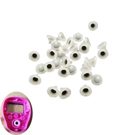 NentMent 30 Pack Electronic Finger Counter Conductive Rubber Pad Replacement Button Contact Control Key Pads Parts for Mini LCD Digital Display Hand Tally Counters Count Clickers