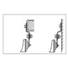 MITSUBA (Mitsuba Sanko) Mounting Bracket Set Crank Type Angle Adjustment