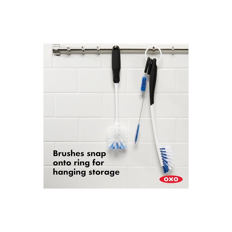 OXO Good Grips Juego de Limpieza para Botellas de Agua