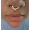 MODRSA MODRSA Fake Septum Ring Faux Piercing Clip On Septum