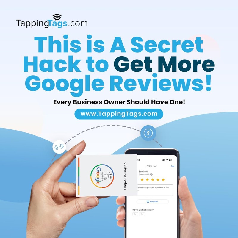 Google Reviews Tapping Card