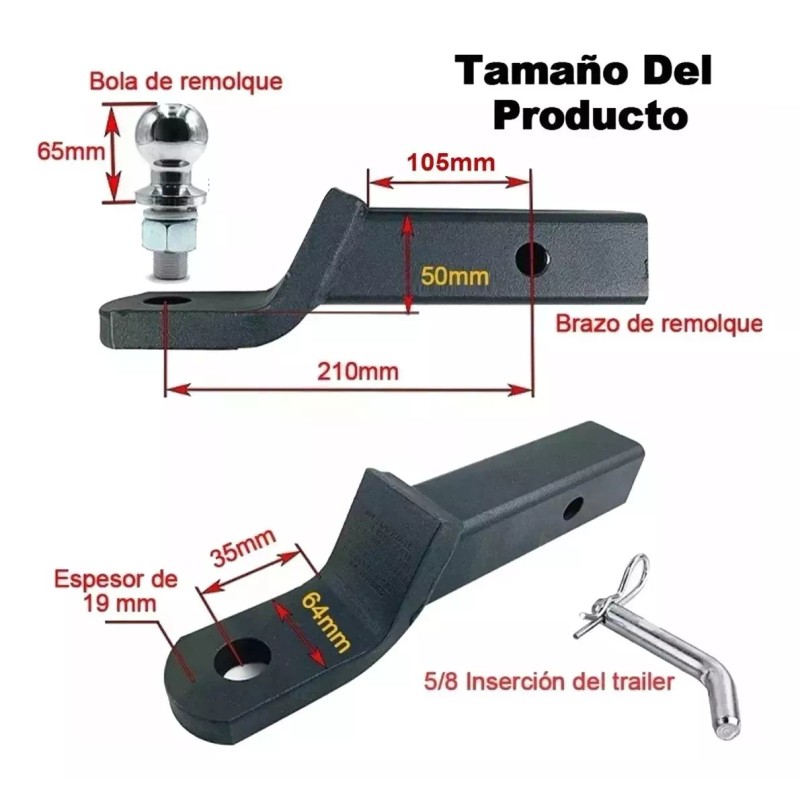 Kit De Arrastre Universal Etiquetasacoplesbolaspernos