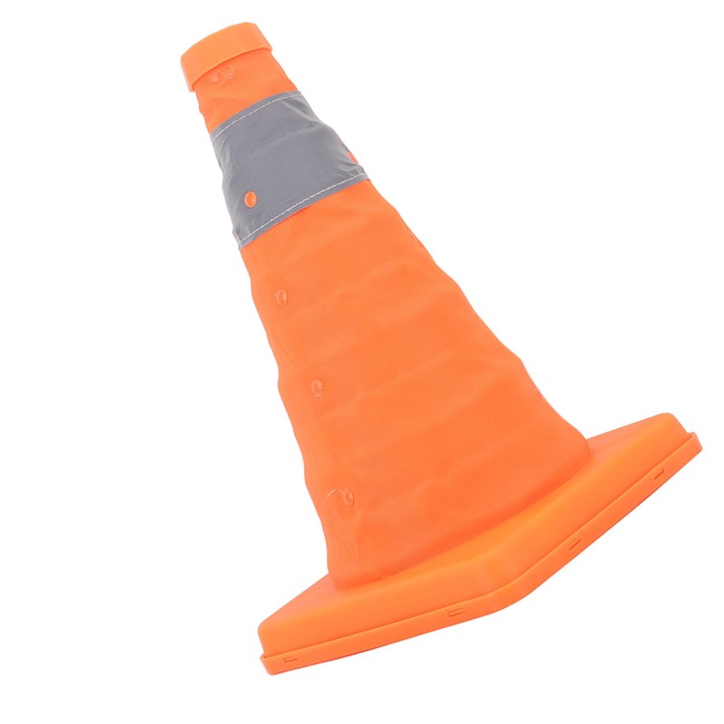 banapoy Traffic Cone, 11.8 Inch Foldable Reflective Safety Cone, Orange