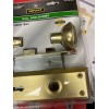 DEFIANT Hall & Closet Mortise Lock Set Satin Brass Finish
