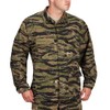 Propper Men's Uniform Ripstop BDU Coat, Asian Tiger Stripe, 60%
