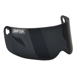 Simpson NEW SIMPSON 89201MA DARK SMOKE OUTLAW BANDIT REPLACEMENT FACESHIELD VISOR XS SM
