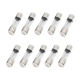 10Pcs T1.5AL250V 5x20mm 1.5A 250V Slow Blow Fuse T1.5AL Glass Slow-Acting Time-delay Fuse (3/16 in x 3/4 in)