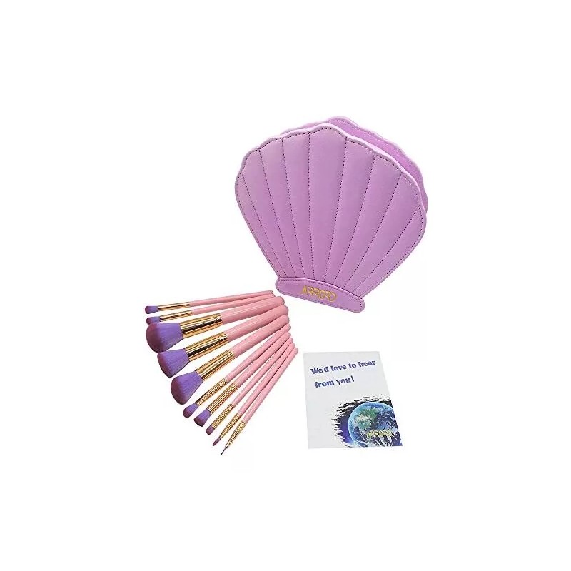 Arrord - Juego De 10 Brochas De Maquillaje Profesionales, Co