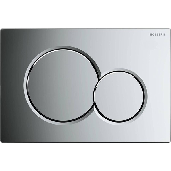 Geberit 115.770.21.5 Gloss Chrome Sigma01 Dual Flush Plate for UP300,